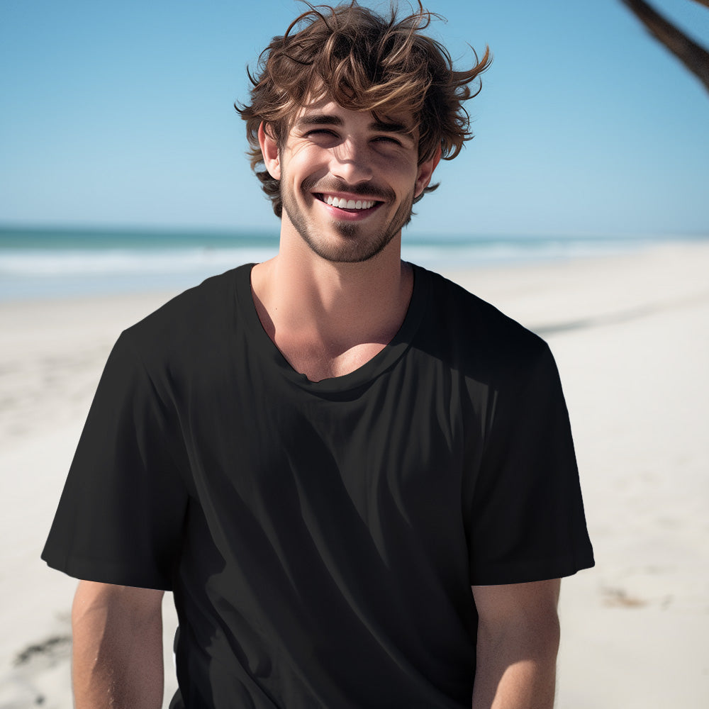 Custom Photo T-shirts Personalized Pictures T-shirt Valentine's Day Gifts for Couples