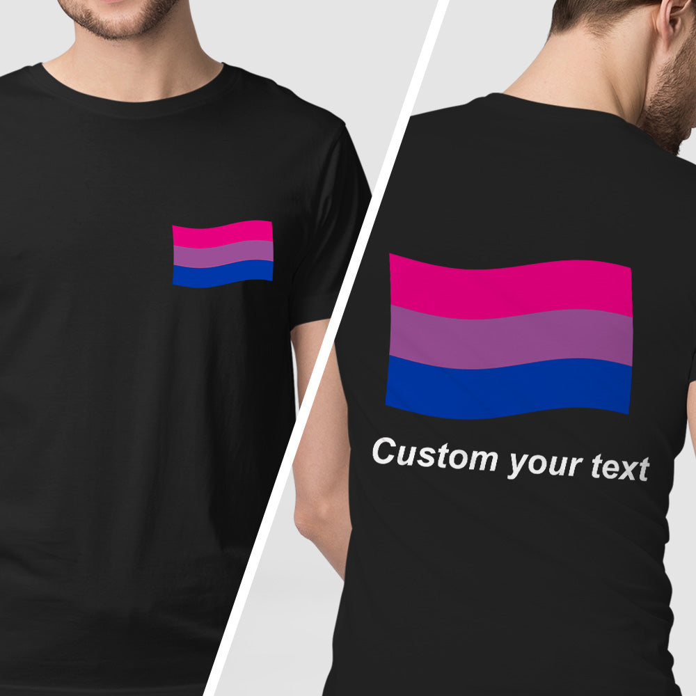 Personalized Gay Pride T-Shirt LGBTQ Rainbow Flag Shirt Gift for Pride Month