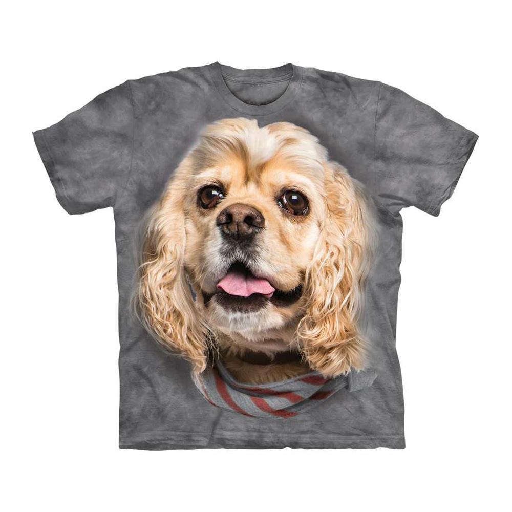 Unisex 3D Graphic Dog T-Shirt - American Cocker Spaniel